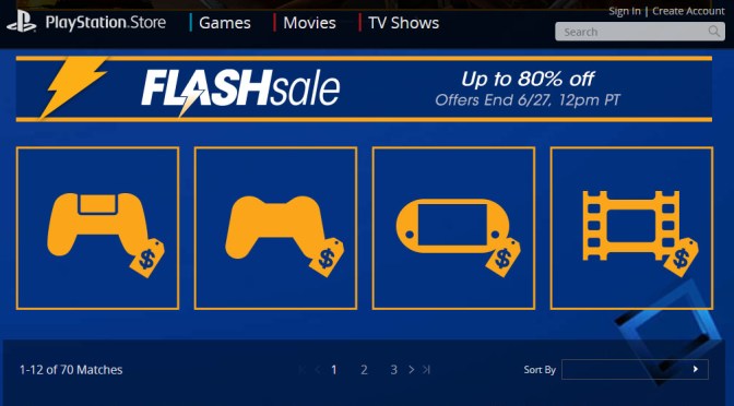 Playstation Store Flash Sale