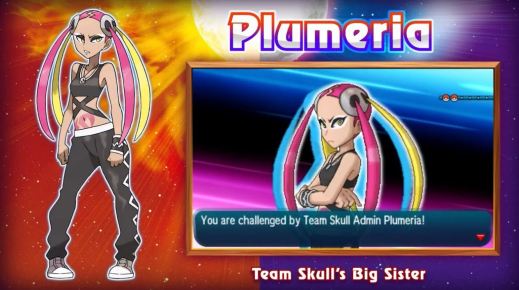 plumeria pokemon sun moon-noscale