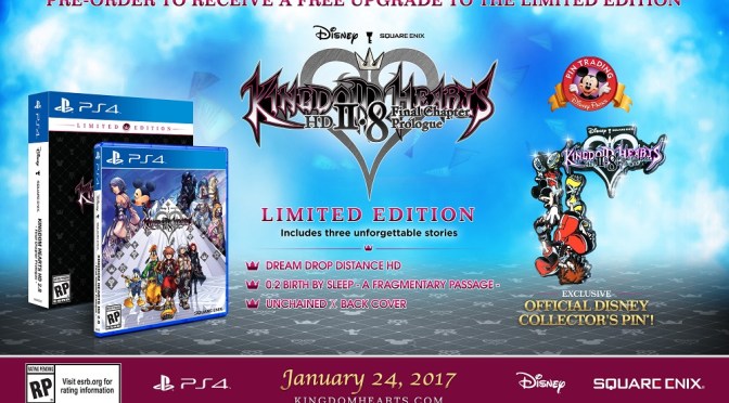 KINGDOM HEARTS HD 2.8 Final Chapter Prologue LIMITED EDITION AVAILABLE FOR PRE-ORDER