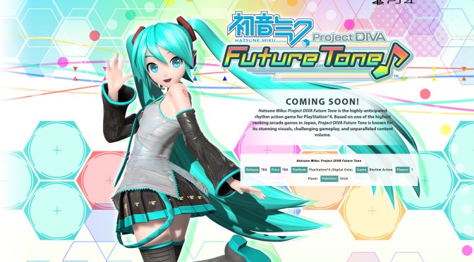 Hatsune Miku: Project Diva Future Tone is coming West