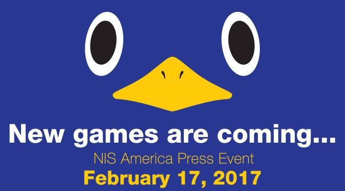 NIS America Press Event is happening tomorrow