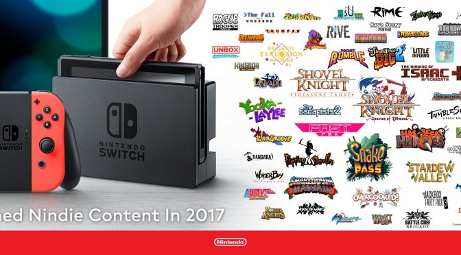 Nintendo has announced 64 Indie Games coming to the Switch in 2017