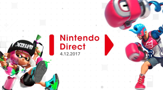 Nintendo’s next Nintendo Direct will focus on Arms and Splatoon 2 on April 12