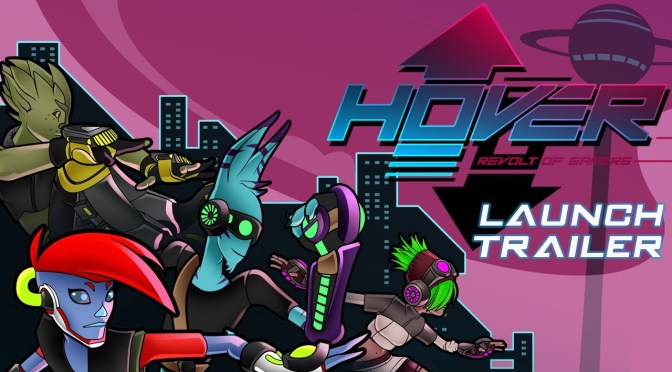 Jet Set Radio Nostalgia is written all over the Hover: Revolt of Gamer Launch Trailer